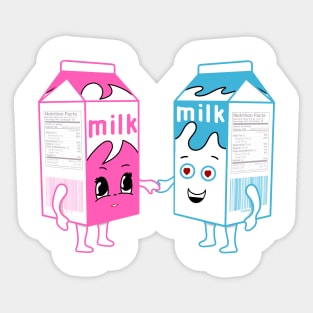 Love Milk Sticker